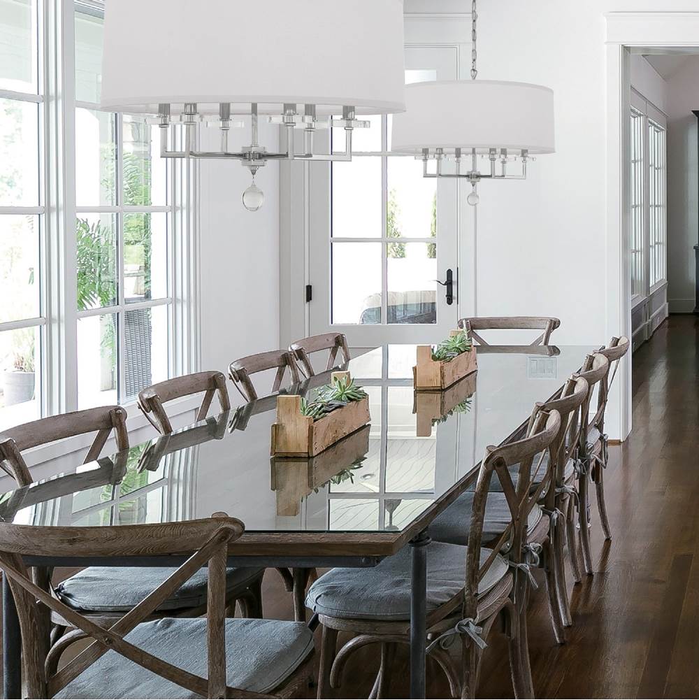 Crystorama Paxton 6 Light Aged Brass Chandelier