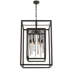 Crystorama 8409-FB Forged Bronze Hollis 6 Light Forged Bronze Chandelier Image 5
