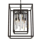 Crystorama 8409-FB Forged Bronze Hollis 6 Light Forged Bronze Chandelier Image 4