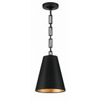 Crystorama Alston Brian Patrick Flynn For Crystorama Alston 2 Light Matte Black  Plus  Antique Gold Chandelier