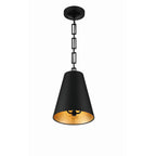 Crystorama 8685-MK-GA Matte Black,Antique Gold Brian Patrick Flynn For Crystorama Alston 2 Light Matte Black  Plus  Antique Gold Chandelier Image 4