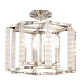 Crystorama 8854-PN_CEILING Polished Nickel Carson 4 Light Polished Nickel Convertible Ceiling Mount Image 1