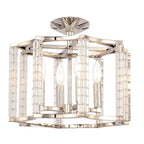 Crystorama 8854-PN_CEILING Polished Nickel Carson 4 Light Polished Nickel Convertible Ceiling Mount Image 1
