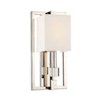 Crystorama 8881-PN Polished Nickel Dixon 1 Light Polished Nickel Sconce Image 1