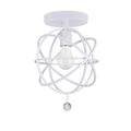 Crystorama 9220-WW_CEILING Wet White Solaris 1 Light Wet White Ceiling Mount Image 1