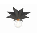 Crystorama Astro 1 Light Black Wall Mount