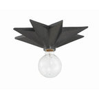 Crystorama 9230-BK Black Astro 1 Light Black Wall Mount Image 3