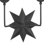 Crystorama 9232-BK Black Astro 2 Light Black Wall Mount Image 5