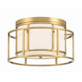 Crystorama 9590-LG Luxe Gold Brian Patrick Flynn For Crystorama Hulton 2 Light Luxe Gold Ceiling Mount Image 1