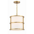Crystorama 9593-LG Luxe Gold Brian Patrick Flynn For Crystorama Hulton 3 Light Luxe Gold Pendant Image 1