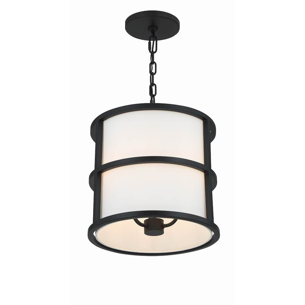 Crystorama Hulton Brian Patrick Flynn For Crystorama Hulton 3 Light Luxe Gold Pendant