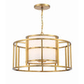 Crystorama 9595-LG Luxe Gold Brian Patrick Flynn For Crystorama Hulton 5 Light Luxe Gold Chandelier Image 1