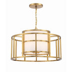 Crystorama 9595-LG Luxe Gold Brian Patrick Flynn For Crystorama Hulton 5 Light Luxe Gold Chandelier Image 1