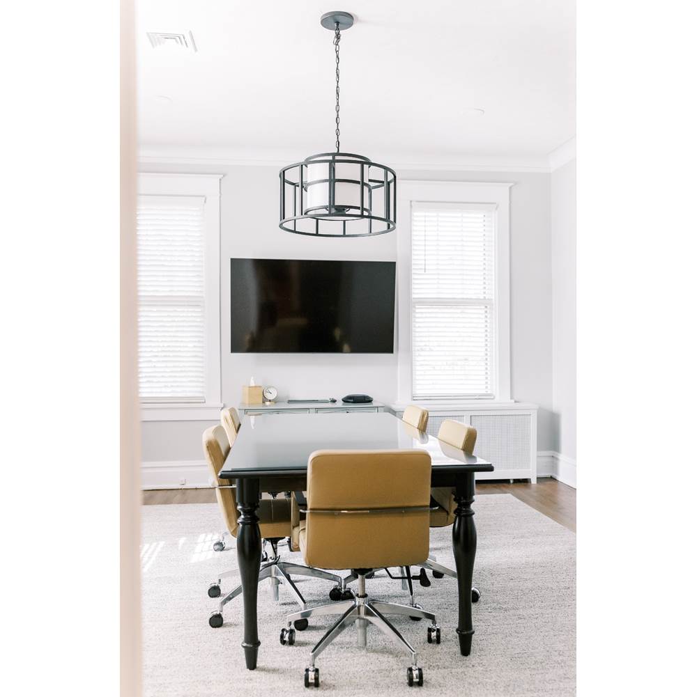 Crystorama 9595-MK Matte Black Brian Patrick Flynn For Crystorama Hulton 5 Light Matte Black Chandelier Image 4