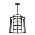 Crystorama 9597-MK Matte Black Brian Patrick Flynn For Crystorama Hulton 6 Light Matte Black Chandelier Image 1