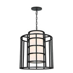 Crystorama 9597-MK Matte Black Brian Patrick Flynn For Crystorama Hulton 6 Light Matte Black Chandelier Image 1