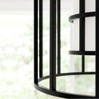 Crystorama 9597-MK Matte Black Brian Patrick Flynn For Crystorama Hulton 6 Light Matte Black Chandelier Image 9