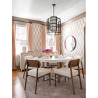 Crystorama 9597-MK Matte Black Brian Patrick Flynn For Crystorama Hulton 6 Light Matte Black Chandelier Image 8