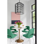 Crystorama 9597-MK Matte Black Brian Patrick Flynn For Crystorama Hulton 6 Light Matte Black Chandelier Image 7