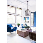 Crystorama 9597-MK Matte Black Brian Patrick Flynn For Crystorama Hulton 6 Light Matte Black Chandelier Image 5