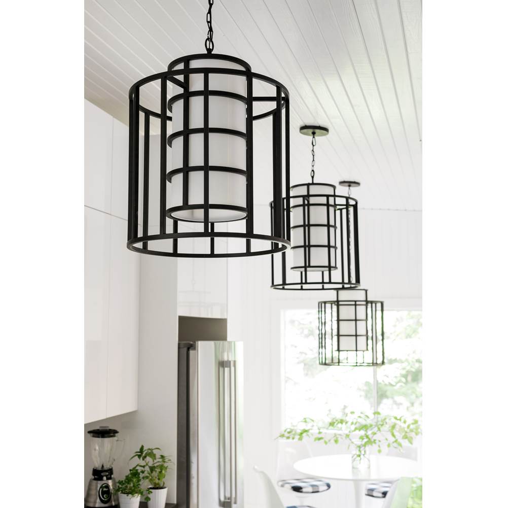 Crystorama 9597-MK Matte Black Brian Patrick Flynn For Crystorama Hulton 6 Light Matte Black Chandelier Image 4