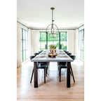 Crystorama ABB-3004-BK Black Abbott 4 Light Black Chandelier Image 4