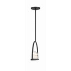 Crystorama ABB-3007-BK Black Abbott 8 Light Black Linear Chandelier Image 5