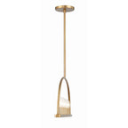Crystorama ABB-3007-VG Vibrant Gold Abbott 8 Light Vibrant Gold Linear Chandelier Image 5