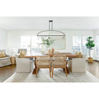 Crystorama ABB-3009-BK Black Abbott 11 Light Black Linear Chandelier Image 3