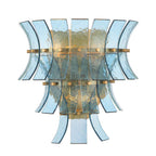 Crystorama ABI-2002-AG-BL Aged Brass Abigail 3 Light Aged Brass Sconce Image 1