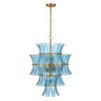 Crystorama ABI-2006-AG-BL Aged Brass Abigail 13 Light Aged Brass Chandelier Image 6