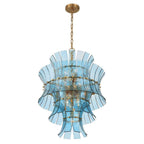 Crystorama ABI-2006-AG-BL Aged Brass Abigail 13 Light Aged Brass Chandelier Image 5
