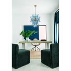 Crystorama ABI-2006-AG-BL Aged Brass Abigail 13 Light Aged Brass Chandelier Image 3
