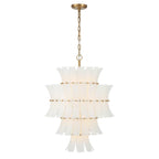 Crystorama ABI-2006-AG-WH Aged Brass Abigail 13 Light Aged Brass Chandelier Image 6