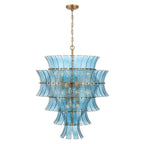 Crystorama ABI-2008-AG-BL Aged Brass Abigail 21 Light Aged Brass Chandelier Image 6