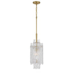 Crystorama ACK-921-AG Aged Brass Libby Langdon Ackerly 1 Light Aged Brass Pendant Image 5