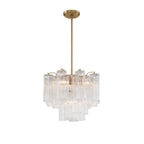 Crystorama Addis 4 Light Aged Brass Chandelier