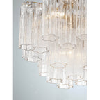 Crystorama ADD-300-AG-CL Aged Brass Addis 4 Light Aged Brass Chandelier Image 2
