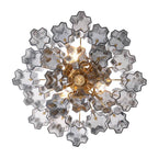 Crystorama ADD-300-AG-SM Aged Brass Addis 4 Light Aged Brass Mini Chandelier Image 6