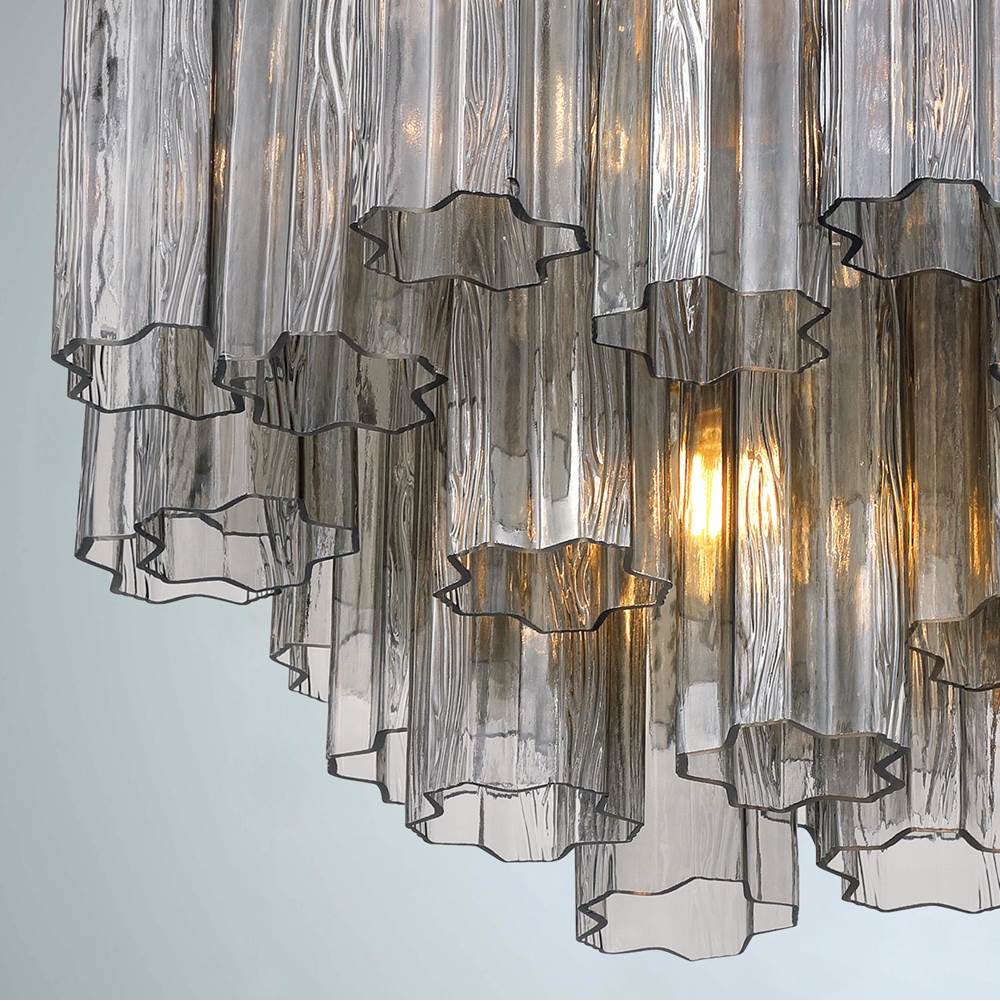 Crystorama ADD-300-AG-SM Aged Brass Addis 4 Light Aged Brass Mini Chandelier Image 4