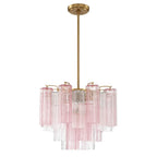 Crystorama Addis 4 Light Aged Brass Mini Chandelier