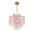 Crystorama ADD-300-AG-SP Aged Brass Addis 4 Light Aged Brass Mini Chandelier Image 6