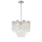 Crystorama Addis 4 Light Aged Brass Chandelier