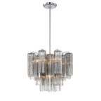 Crystorama Addis 4 Light Aged Brass Mini Chandelier