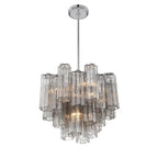 Crystorama ADD-300-CH-SM Polished Chrome Addis 4 Light Polished Chrome Chandelier Image 4