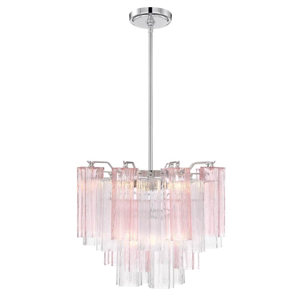 Crystorama ADD-300-CH-SP Polished Chrome Addis 4 Light Polished Chrome Mini Chandelier Image 6