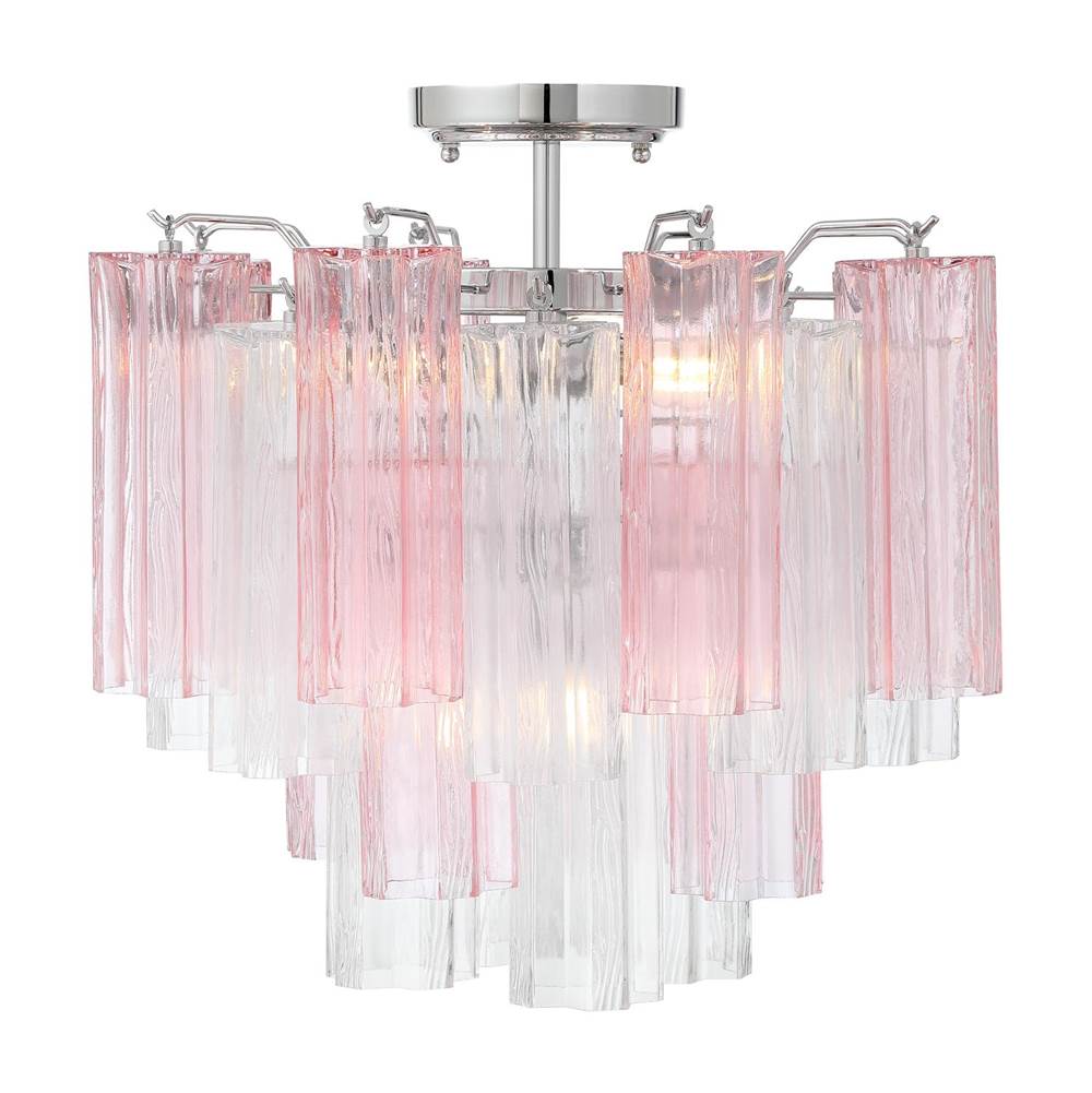 Crystorama ADD-300-CH-SP_CEILING Polished Chrome Addis 4 Light Polished Chrome Semi Flush Mount Image 6