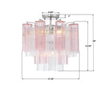 Crystorama ADD-300-CH-SP_CEILING Polished Chrome Addis 4 Light Polished Chrome Semi Flush Mount Image 2