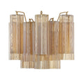 Crystorama ADD-302-AG-AM Aged Brass Addis 2 Light Aged Brass Wall Mount Image 1