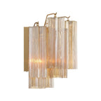 Crystorama ADD-302-AG-AM Aged Brass Addis 2 Light Aged Brass Wall Mount Image 2